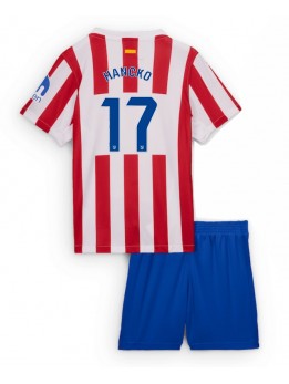 Atletico Madrid David Hancko #17 Replika Hemmakläder Barn 2025-26 Kortärmad (+ byxor)